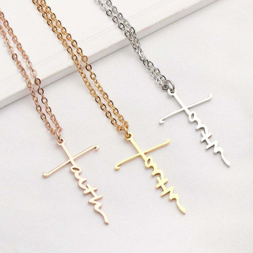 Fashion Faith Stainless Steel Pendant