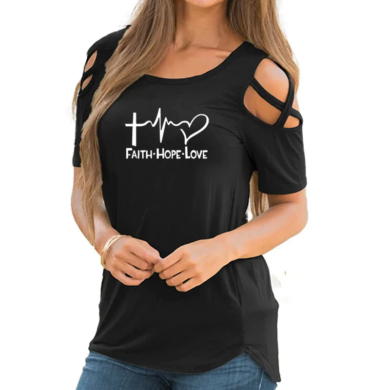 Faith Hope Love Plus Size Tops