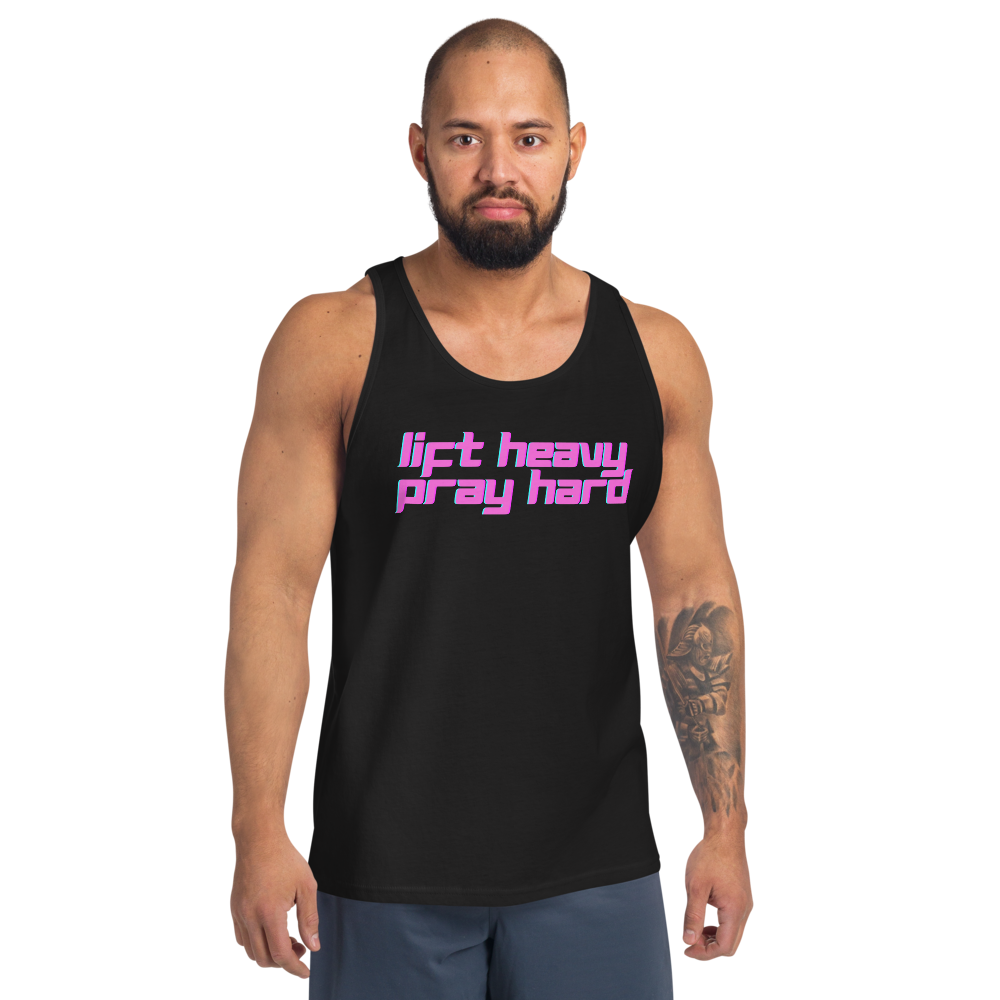 "Lift Heavy, Pray hard" Men's Tank Top