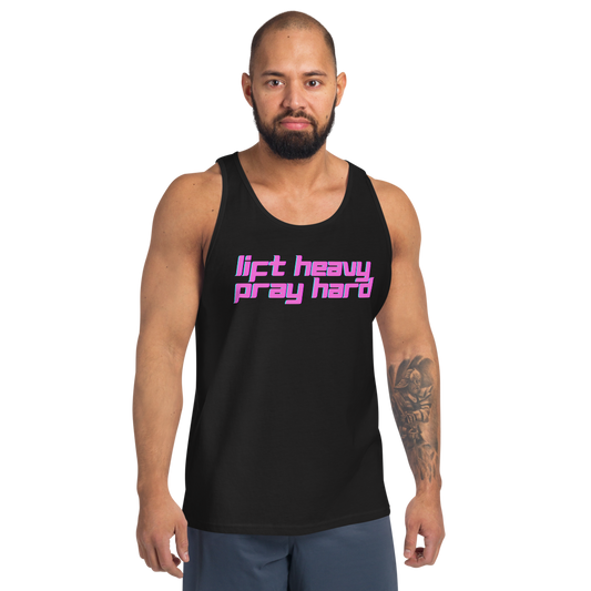 "Lift Heavy, Pray hard" Men's Tank Top