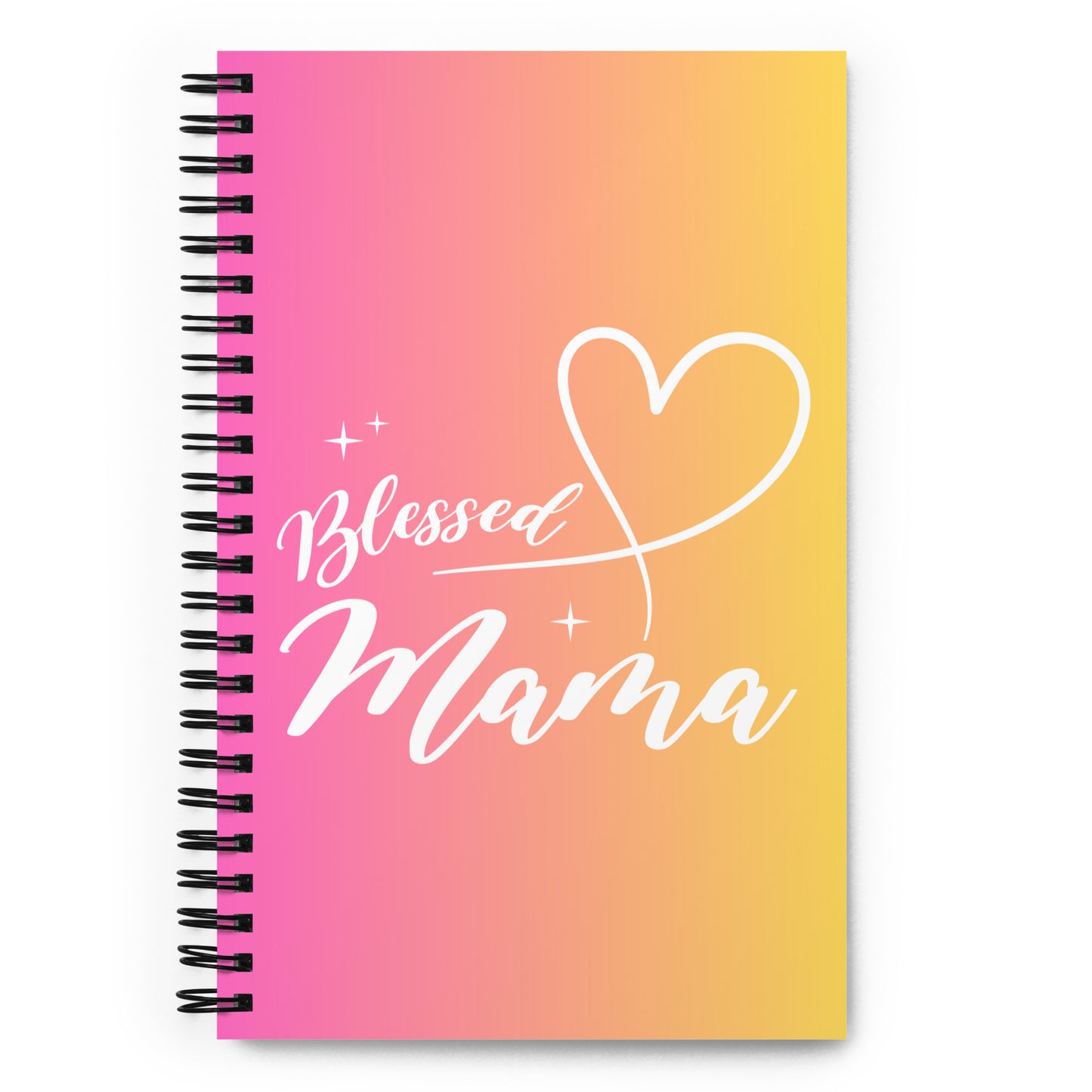 "Blessed Mama" Spiral notebook