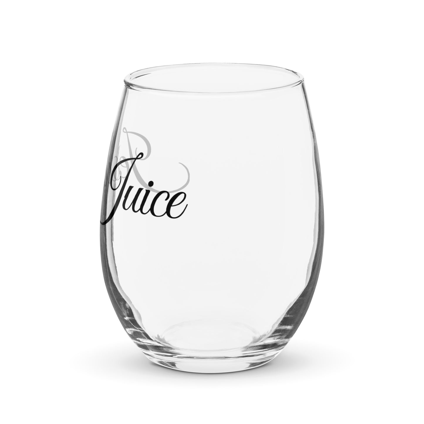 "Jesus Juice" Stemless wine glass