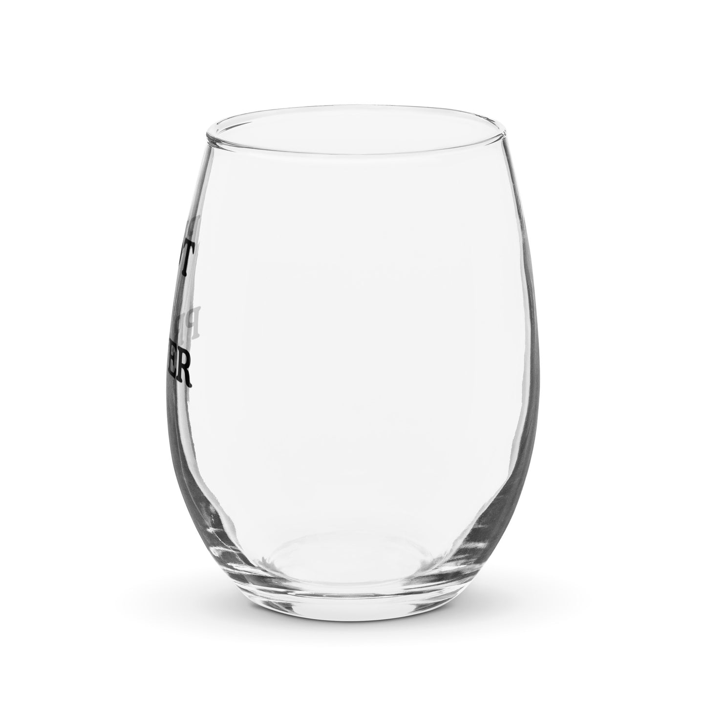 "Pinot & Prayer" Stemless wine glass