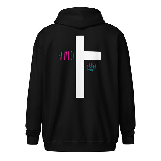 "Salvation" Unisex zip hoodie