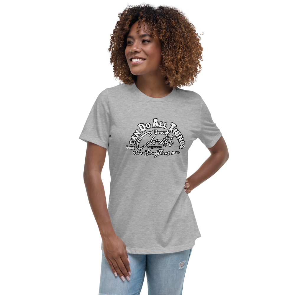 "Philippians 4:13" Women's Relaxed T-Shirt