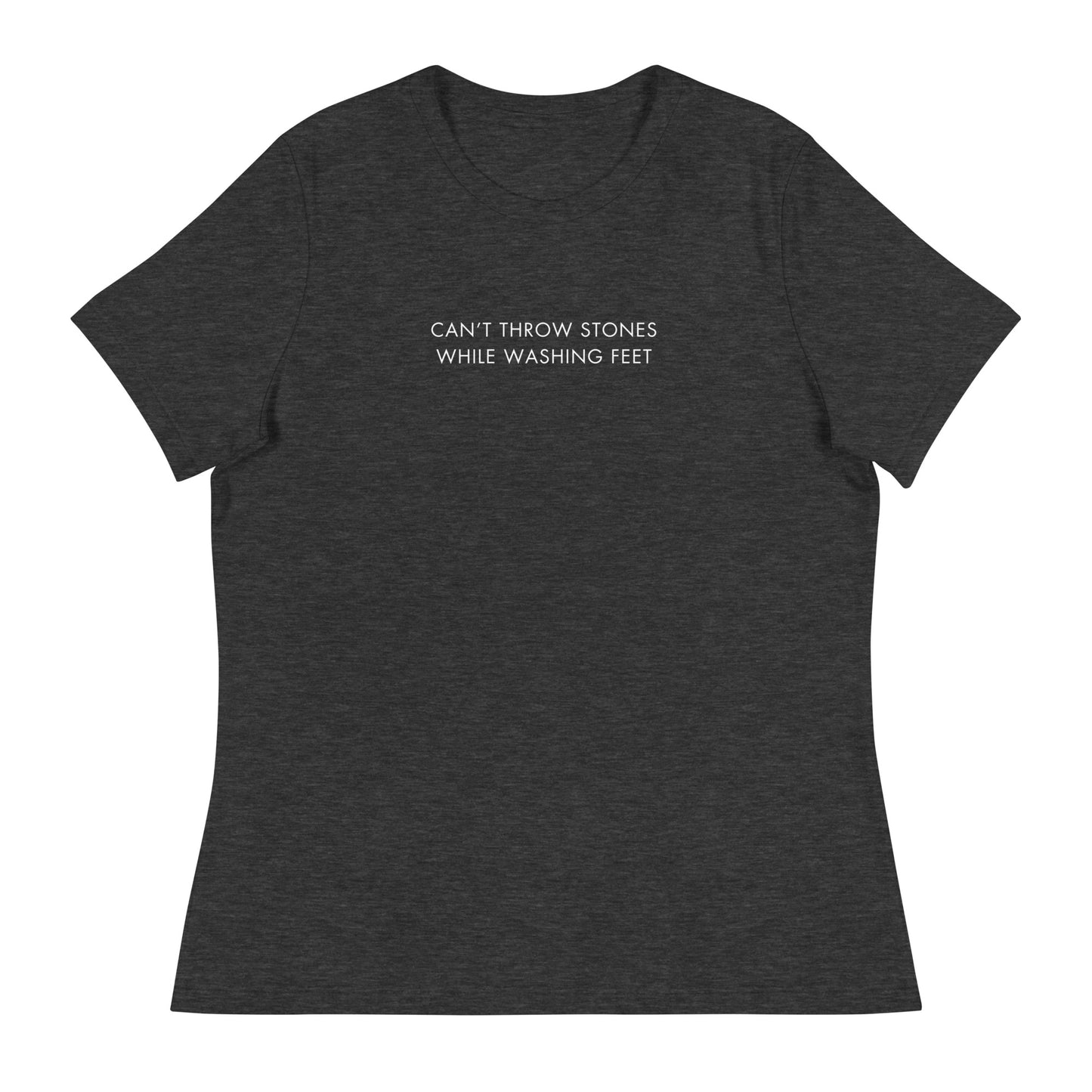 "Can't Throw Stones" Women's Relaxed T-Shirt