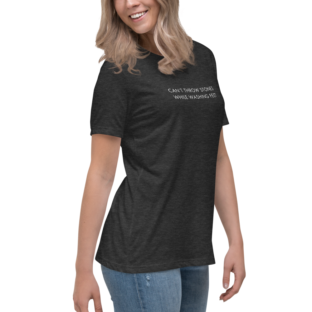 "Can't Throw Stones" Women's Relaxed T-Shirt