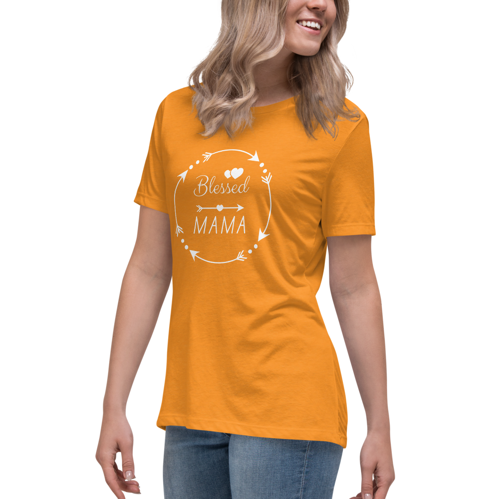 "Blessed Mama" Women's Relaxed T-Shirt