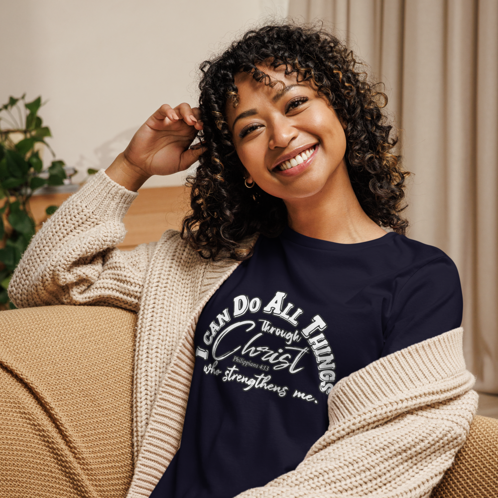 "Philippians 4:13" Women's Relaxed T-Shirt