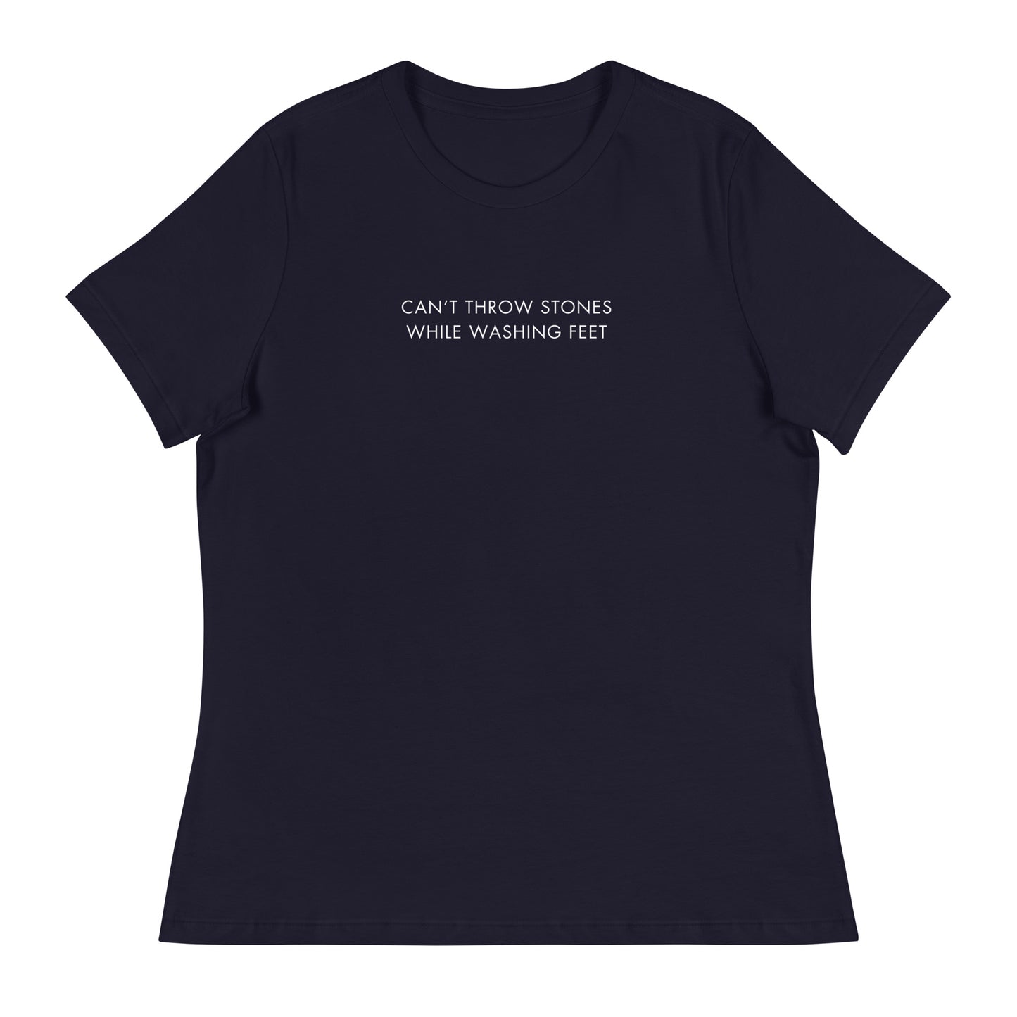 "Can't Throw Stones" Women's Relaxed T-Shirt